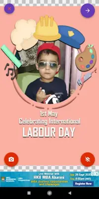 Happy Labor DayGreeting,Photo Frames,GIF,Quotes android App screenshot 4