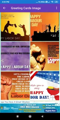 Happy Labor DayGreeting,Photo Frames,GIF,Quotes android App screenshot 7